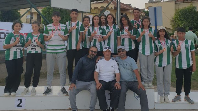 ALAÇAMSPOR BOCCE TAKIMI SEZONU 5 BRANŞ 5 TÜRKİYE ŞAMPİYONLUĞU İLE TAMAMLADI.