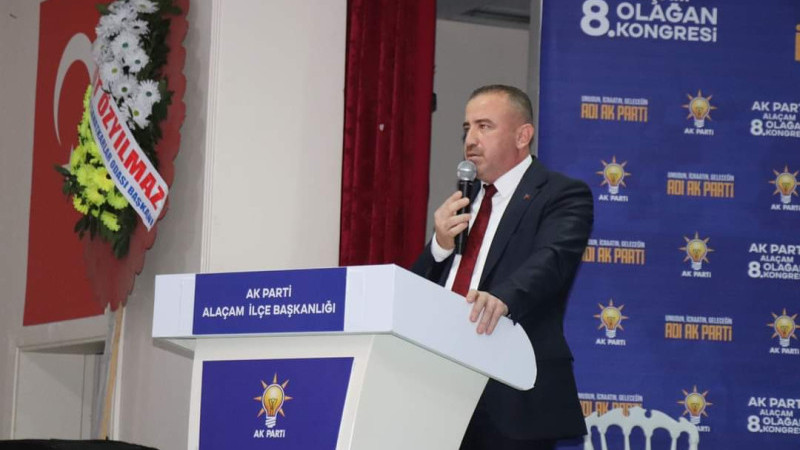 AKP Alaçam İlçe Başkanı Hasan Özdemir'den teşekkür mesajı