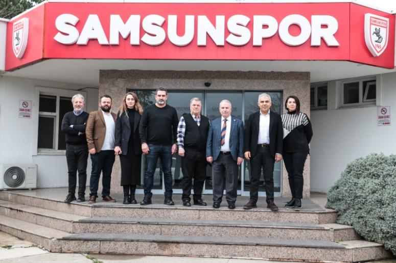 Necattin Demirtaş Samsunspor kulübünü ziyaret etti.